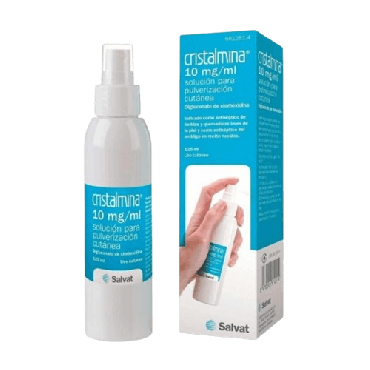 Cristalmina 10 MG/ML Solución Pulverización Cutánea Frasco 125 ml
