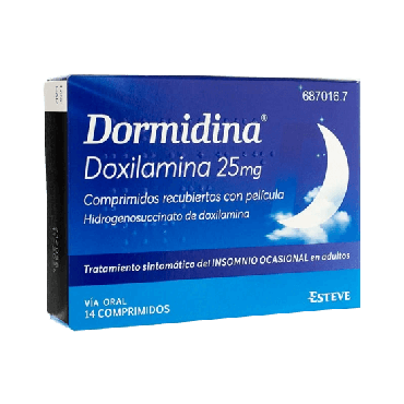 Dormidina 25 Mg 14 Comprimidos Recubiertos. Tratamiento Insomnio