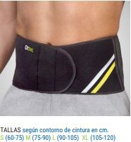 Faja lumbar Emo fj531 ortesis lumbrosacra xl