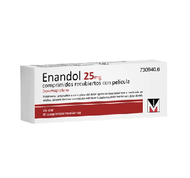 Enandol 25 mg 10 Comprimidos Recubiertos