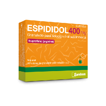 Espididol 400 mg 20 Sobres Solución Oral (Menta). Ibuprofeno