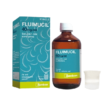 Fluimucil 40 Mg/ML Solución Oral Frasco 200 ml. Farmacia Llansó