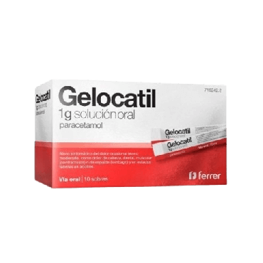 Gelocatil 1 G 10 Sobres Solución Oral. Farmacia Llansó