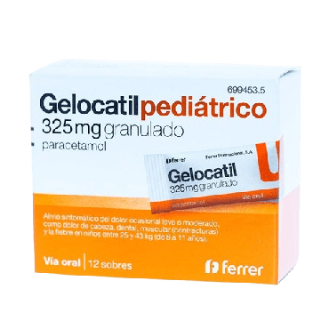 Gelocatil 325 mg 12 Sobres Granulado Oral. Farmacia Llansó
