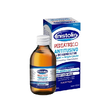 Inistolin Pediátrico Tos y Congestión 2mg/ml + 6 mg/ml Jarabe 120 ml. Farmacia Llansó