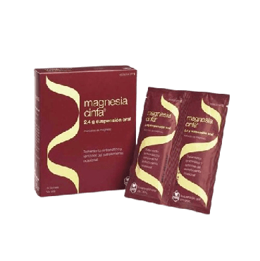 Magnesia Cinfa 2.4 G 14 Sobres Suspensión Oral 12 ml
