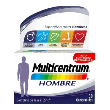 Multicentrum hombre 30 comprimidos