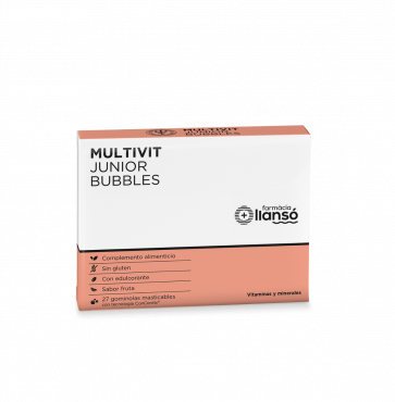 Multivitaminas Junior Bubbles 27 Gominolas Farmacia Llansó