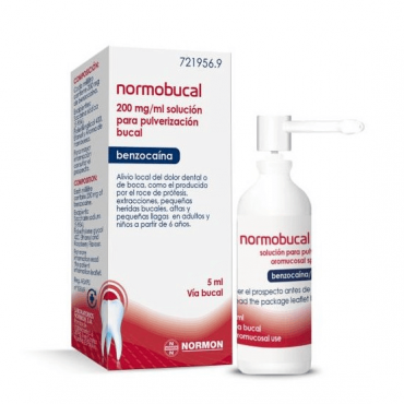 Normobucal 200 MG/ML Pulverización Bucal Frasco 5 ml