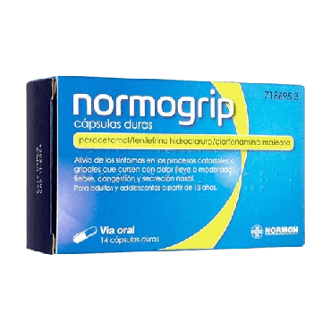 Normogrip 14 Cápsulas. Farmacia Llansó