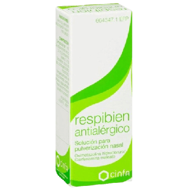 Respibien Antialérgico 0.5 mg/ml + 0.5 Pulverización Nasal Frasco 15 ml. Farmacia Llansó