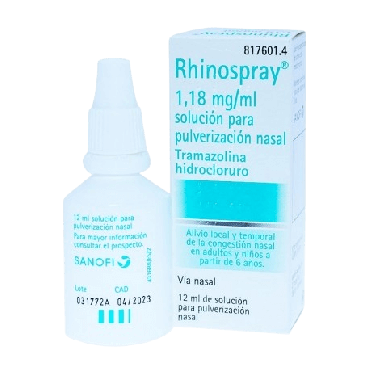 Rhinospray 1.18 mg/ml Pulverización Nasal Frasco 12 ml