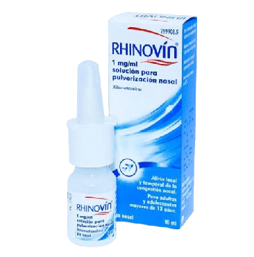 Rhinovin 1 MG/ML Pulverización Nasal Frasco 10 ml. Farmacia Llansó
