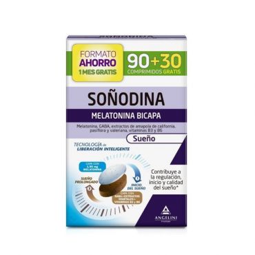 Soñodina Melatonina comprimidos 90+30
