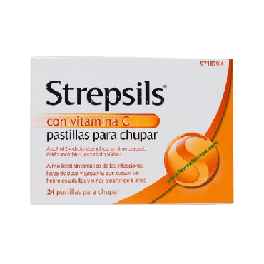 Strepsils Vitamina C 24 Pastillas