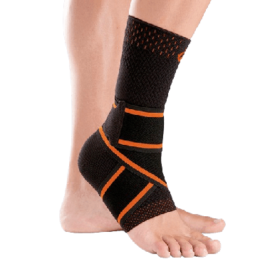 Tobillera Cruzada Negra Talla 2 TOB-500N Orliman