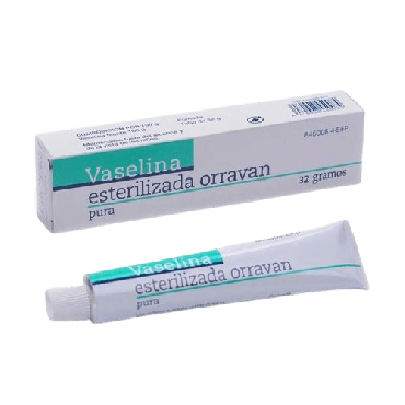 Vaselina Estirilizada Pura Orravan Pomada Tubo 32 gr. Farmacia Llansó