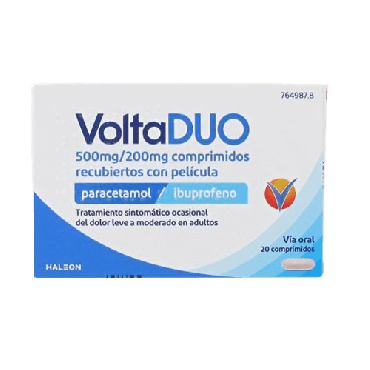 Voltaduo 500 MG/200 MG 20 Comprimidos Recubiertos. Farmacia Llansó