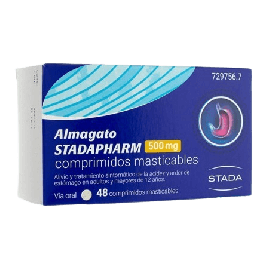 Almagato Stadapharm 500 mg 24 Comprimidos Masticables. Farmacia Llanso