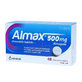 Almax 500 mg 48 Comprimidos Masticables. Farmacia Llansó