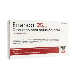 Enandol 25 mg 10 Sobres Granulado Solución Oral. Farmacia Llansó