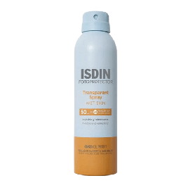 Fotoprotector Solar ISDIN SPF-50 Spray Transparent Wet Skin 250ml