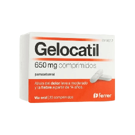 Gelocatil 650 MG 20 Comprimidos