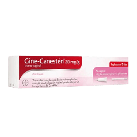 Gine-canesten 20 mg/g Crema Vaginal Tubo 20 gr. Farmacia Llansó