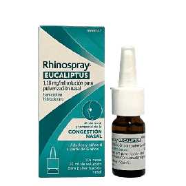 Rhinospray Eucaliptus Pulverización Nasal para el alivio de la congestión Nasal. Farmacia Llansó