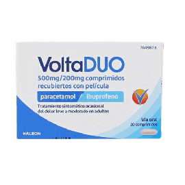 Voltaduo 500 MG/200 MG 20 Comprimidos Recubiertos. Farmacia Llansó