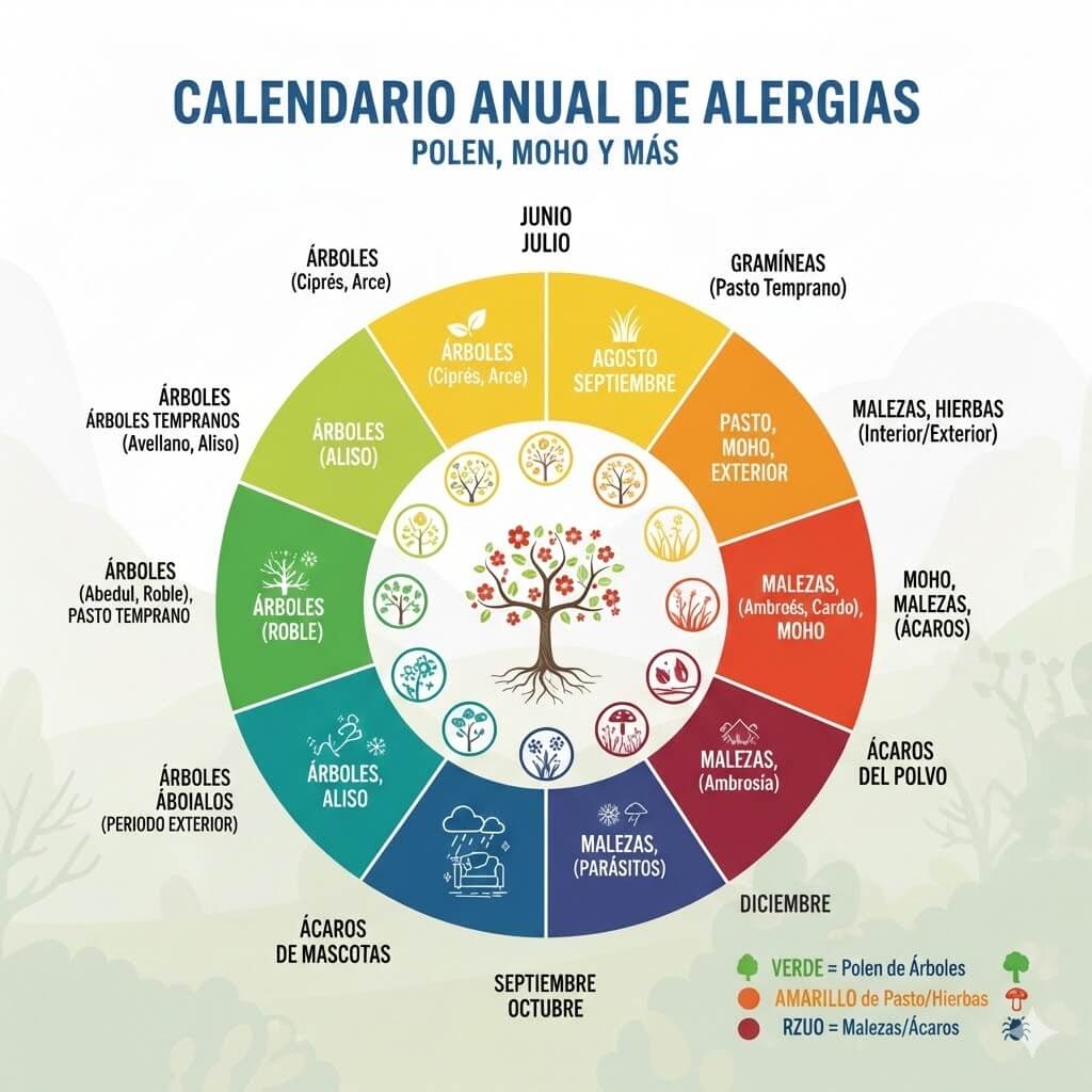 Guía natural para combatir las alergias todo el año