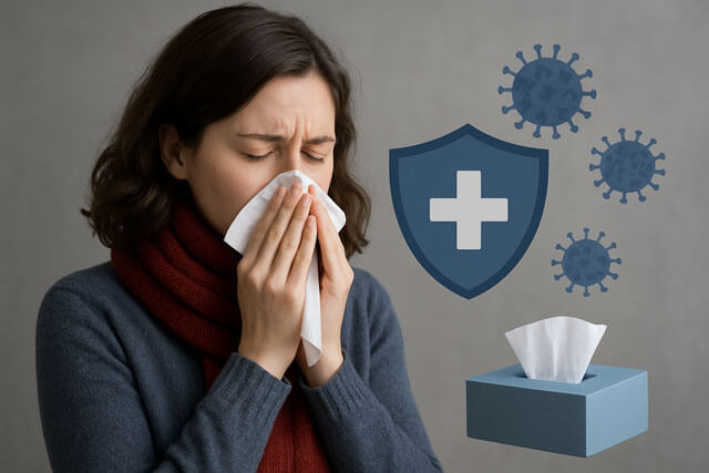 Cómo combatir la gripe en  invierno